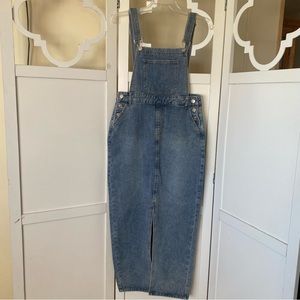 SHEIN overall dress Size Medium Measurements in photos Good pre owned condition